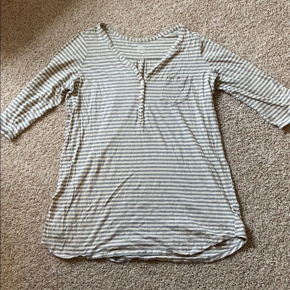 Nursing friendly pajama top. Size XL